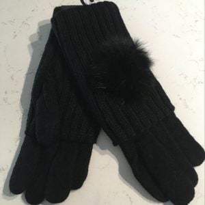 zwarte handschoenen